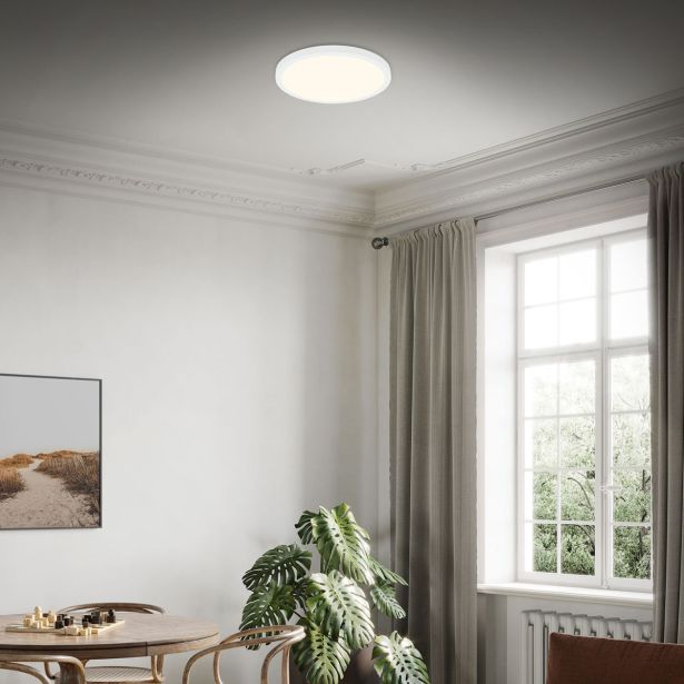 NADGRADNA STROP. SVETILKA RUNA LED 24W WW BEL ROB