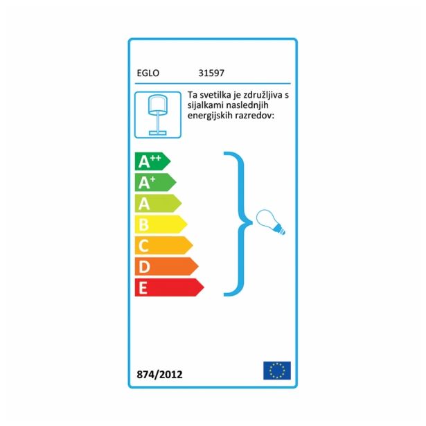 NAMIZNA SVETILKA EGLO 31597 PASTERI RJAVA