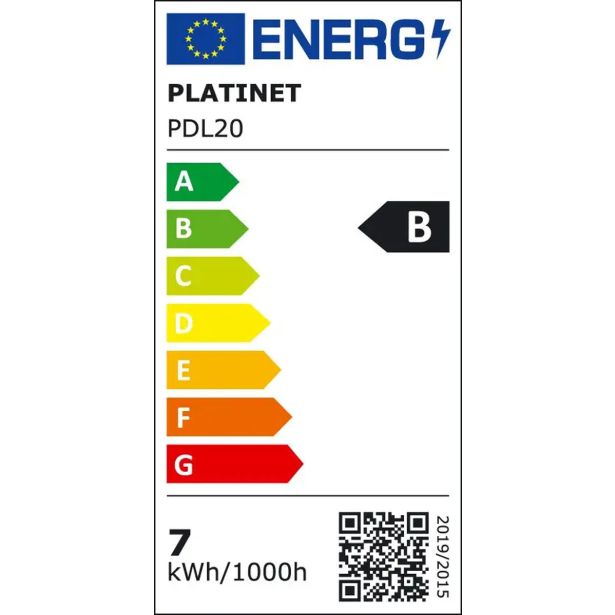 NAMIZNA SVETILKA PLATINET PDL20, BELA