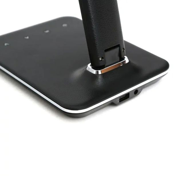 NAMIZNA SVETILKA PLATINET PDLU13 USNJENA, LCD,USB ČRNA