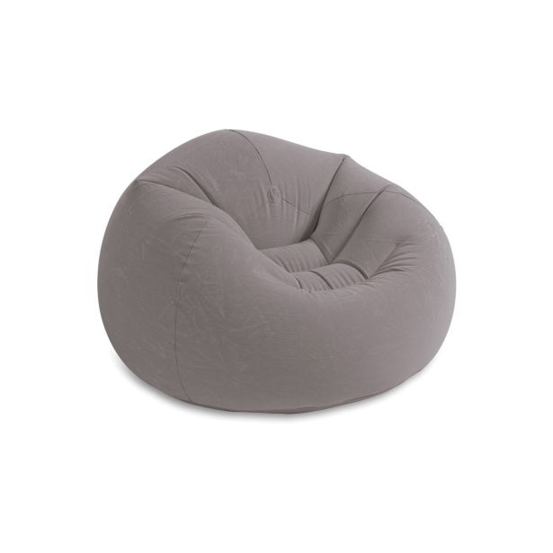 NAPIHLJIVA BLAZINA INTEX SEDEŽNA VREČA BEANLESS SIVA