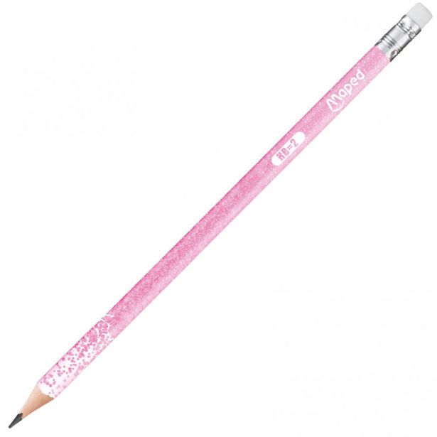 NAVADNI SVINČNIK MAPED GLITTER HB, RAZLIČNE BARVE