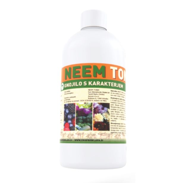 GNOJILO ZA PRIDELAVO TERRA NEEM NEEM TONIC 500 ML LISTNO ORGANSKO GNOJILO