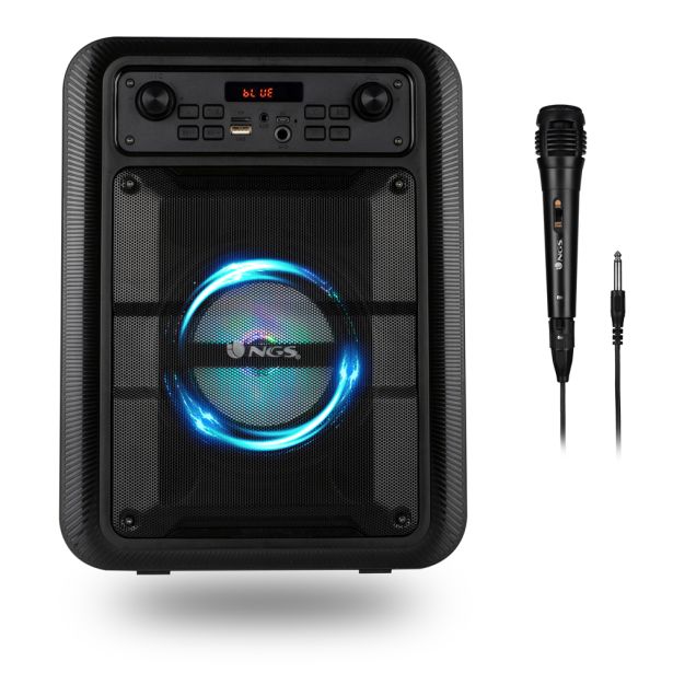 KARAOKE BLUETOOTH ZVOČNIK NGS ROLLER LINGO BLACK