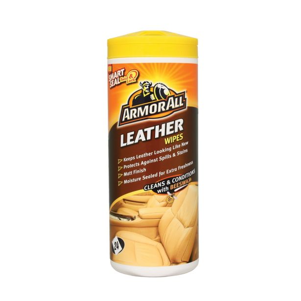 ROBČKI ZA ČIŠČENJE IN ZAŠČITO USNJA ARMOR ALL LEATHER WIPES 24/1