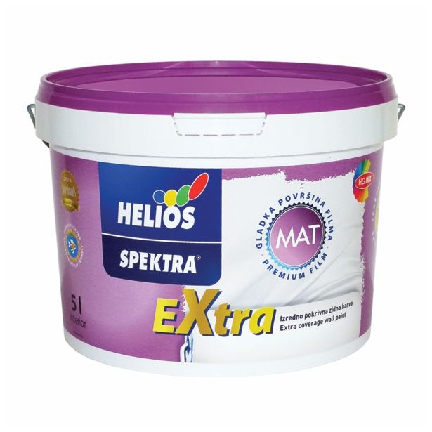 NOTRANJA ZIDNA BARVA HELIOS SPEKTRA EXTRA 5 L B1