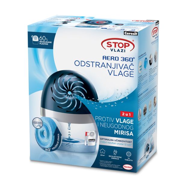 ODSTRANJEVALEC VLAGE SET HENKEL ACC CERESIT STOP AERO 360° SET 450 G MODER