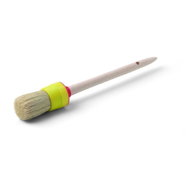 OKROGLI ČOPIČ SCHULLER MERCATO RP 12 45MM RUMENA PVC OBJEMKA
