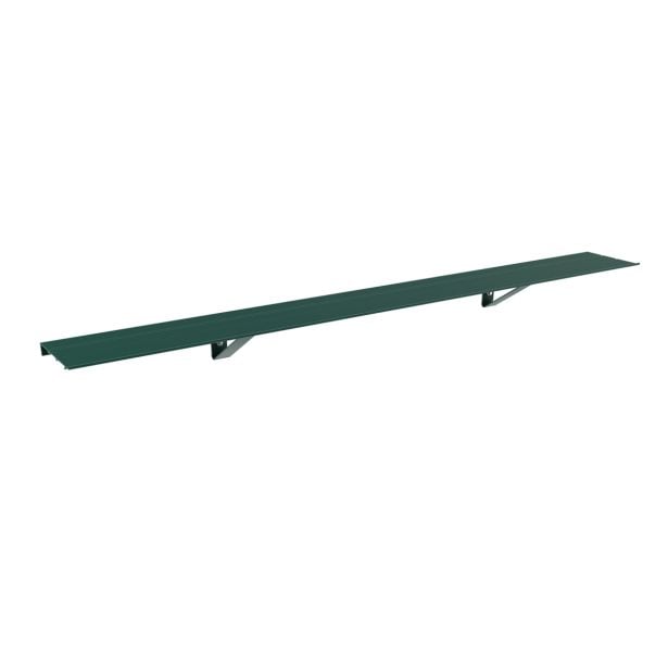OPREMA ZA RASTLINJAK VITAVIA ALUMINJAST STENSKI REGAL 122X15CM. SMARAGDNI