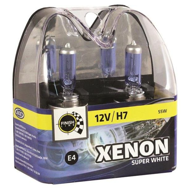 OPREMA ZA VOZILA FINISH LINE ŽARNICA H7 12V 2-1 XENON SUPER WHITE