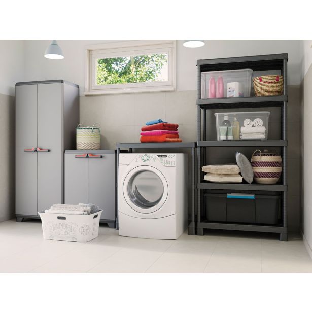 VISOKA PVC OMARA KETER KRILNA VRATA 3 POLICE 15KG/POLICO 68X173X39CM