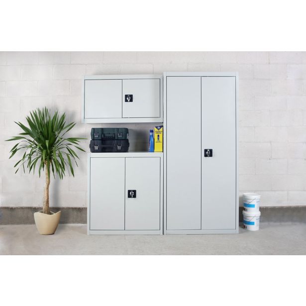 ORODNA OMARA-KRILNA VRATA SIMONRACK 180X80X40 CM 4P/30KG SIVA - RAL7035 KOVINSKA
