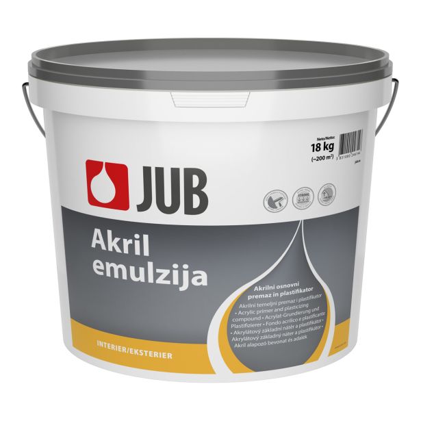 OSNOVNI PREMAZ JUB AKRIL EMULZIJA 18 KG (17.5 L)