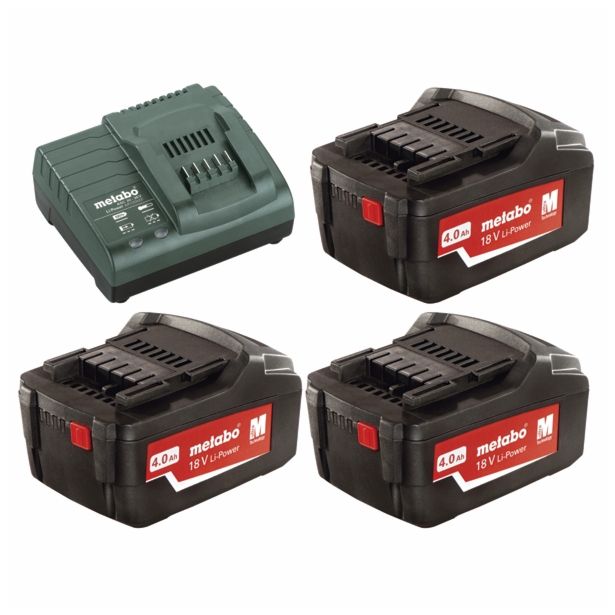 OSNOVNI SET METABO 3 X 4,0 AH