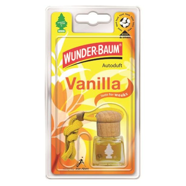 OSVEŽILEC ZRAKA WUNDER BAUM V STEKLENIČKI VANILIJA 4.5 ML