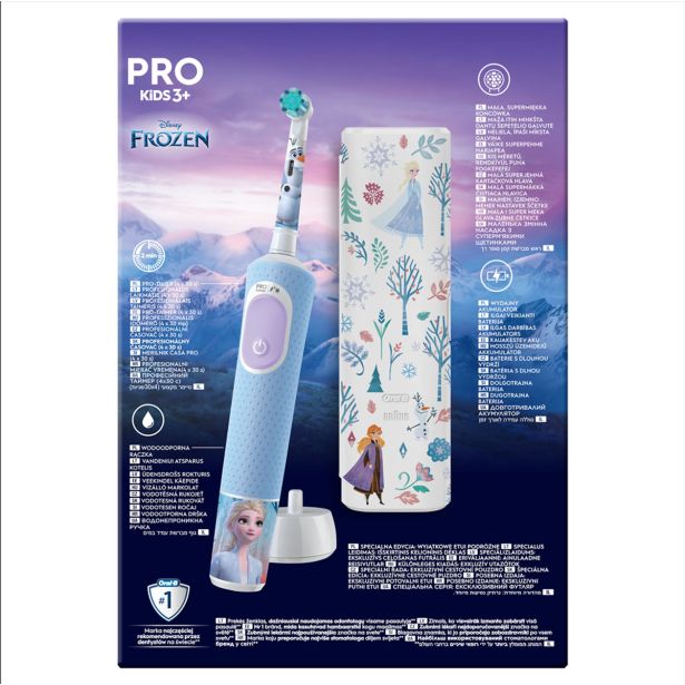 OTROŠKA ELEKTRIČNA ZOBNA ŠČETKA ORAL-B VITALITY PRO KIDS FROZEN + ETUI