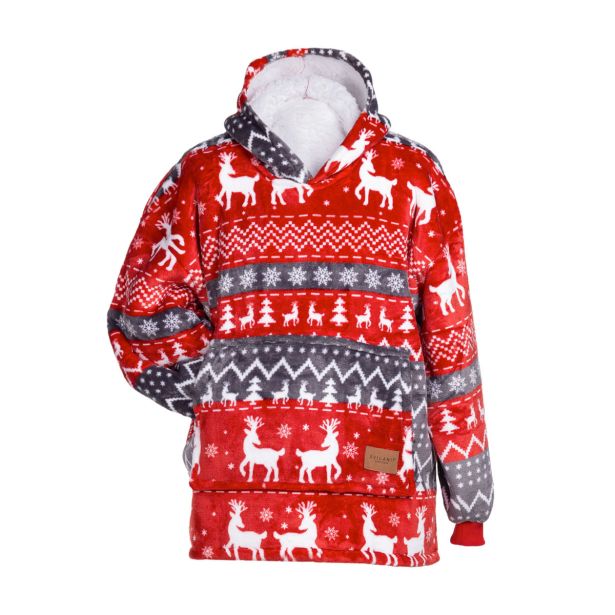 OTROŠKI HOODIE ODEJA SVILANIT - XMASS + DARILO: NOGAVICE