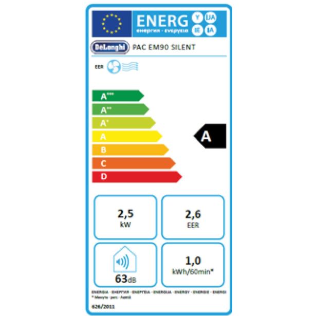 PRENOSNA KLIMA NAPRAVA DELONGHI PAC EM 90K.1 SILENT