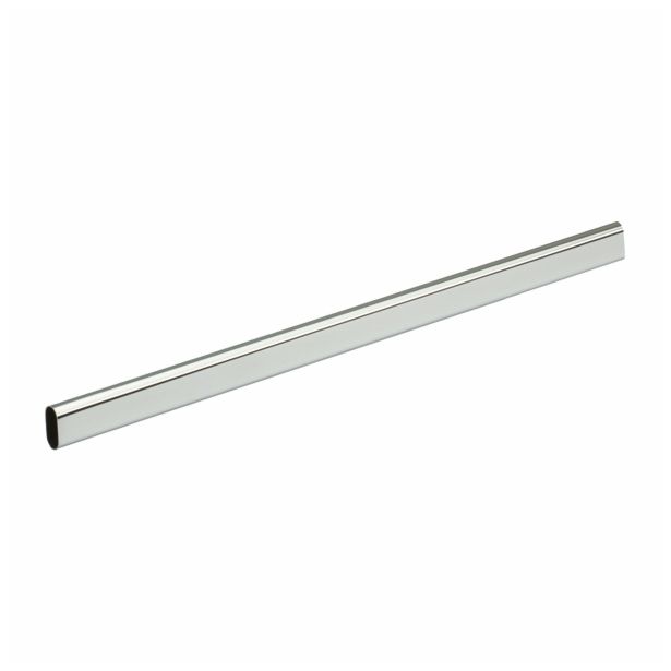 PALICA ZA OMARO HETTICH DIY, OVALNA 15X30X1200 MM, KROM