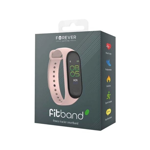 PAMETNA FIT ZAPESTNICA FOREVER FITBAND SB-50 SVETLO TOZA