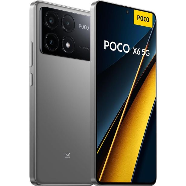 PAMETNI MOBILNI TELEFON POCO X6 PRO 5G 8+256GB SIVA
