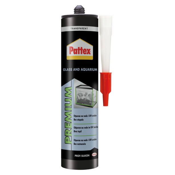 PATTEX SILIKON ZA STEKLO TRANSPARENT
