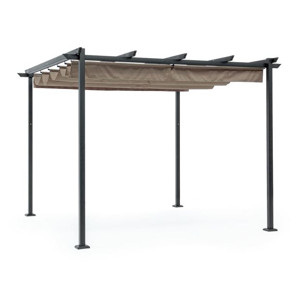 PAVILJON YES EVERYDAY DYNAMIC ANTHR-TAUPE GAZEBO 3X3 M