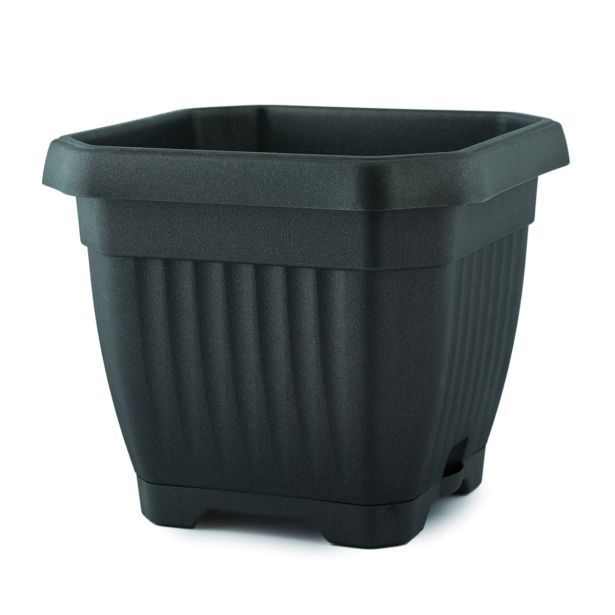 PE SADILNI LONEC BLUMAX OCTAGON 36X36CM ANTRACIT PODSTAVEK IN VOD.REZERVA