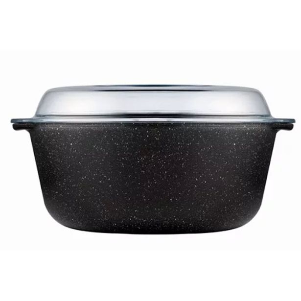 PEKAČ / MODEL ZA PEKO PASABACHE PEKAČ ČRN 27X24 CM BORCAM S POKROVOM NON STICK