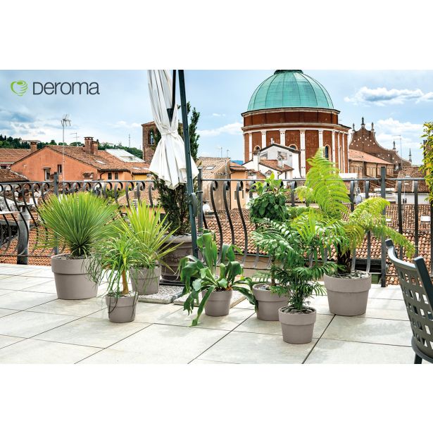 GLINENI ZUNANJI LONEC DEROMA CACHEPOT PERFETTO SIV 29 CM