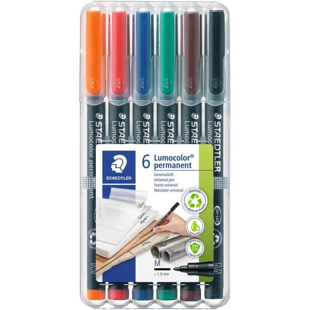 PERMANENTNI FLOMASTER STAEDTLER 317 1/6 M 0.8-1MM