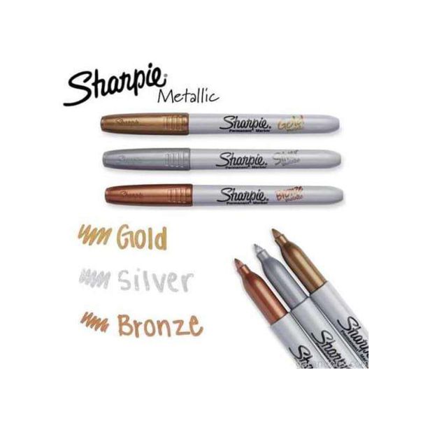 PERMANENTNI MARKERJI SHARPIE FINE SET 3/1 METALLIC-BLISTER