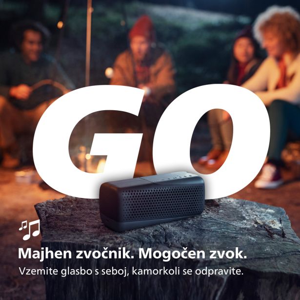 PRENOSNI ZVOČNIK PHILIPS GO TAS4807B