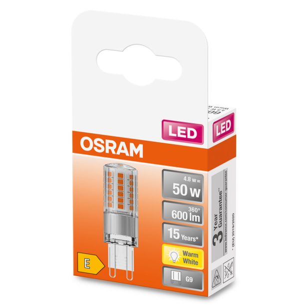 RAZNA LED ŽARNICA OSRAM PIN50 4.8W/827, G9 STAR