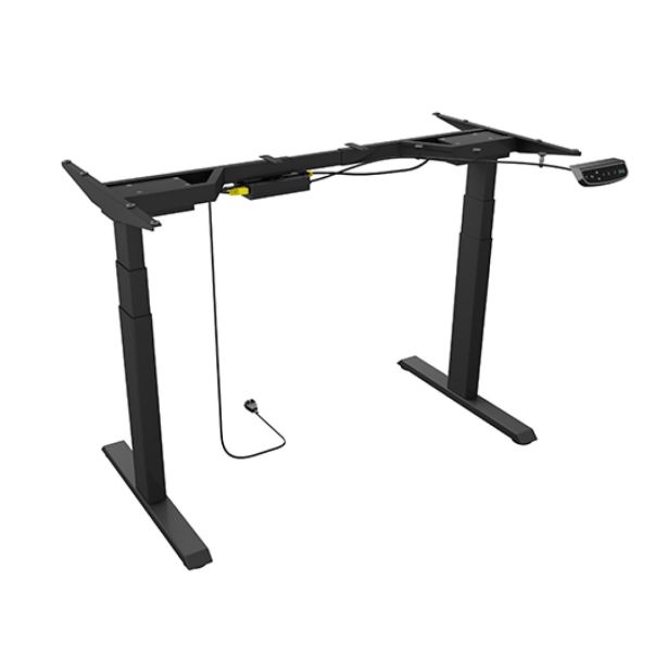 PISALNA MIZA ICY BOX SIT&STAND OKVIR ZA MIZO ELEKTRIČEN ERGONOMSKI ČRN