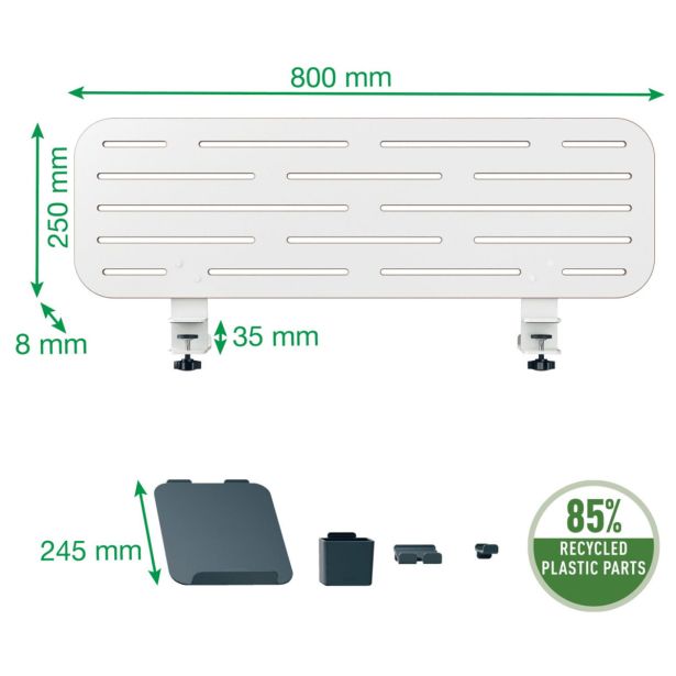 PISALNA MIZA LEITZ COSY-WOW ORGANIZATOR ZA DVIŽNO MIZO 42X25CM