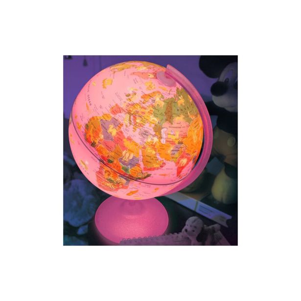 GLOBUS TECNODIDATTICA 25 CM ANG PINK ZOO 97639