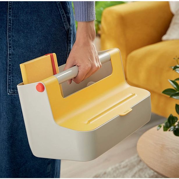 PISARNIŠKI PRIPOMOČKI LEITZ COSY-WOW COSY ORGANIZATOR S POKROVOM RUMEN