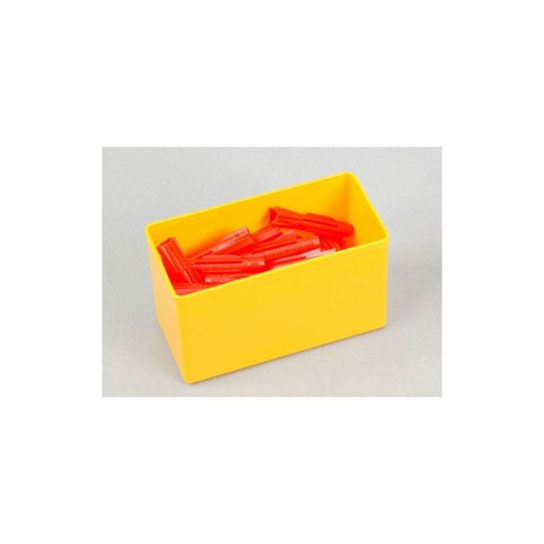 PLASTIČNA ŠKATLA ALLIT S-2 54X108X63 MM 63/2 RUMENA