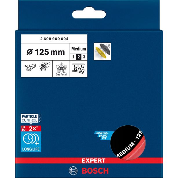 PODPORNI KROŽNIKI EXPERT MULTIHOLE UNIVERSAL, 125 MM, SREDNJI