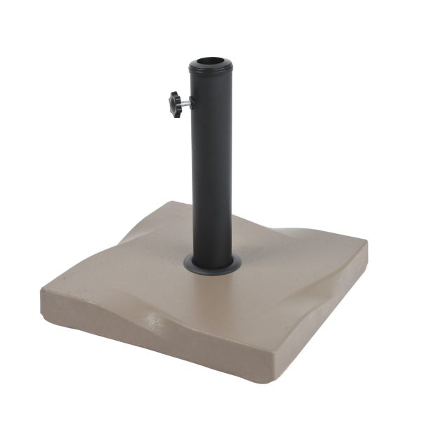 PODSTAVEK ZA SENČNIK DECORIS KOVINSKI 15 KG, TAUPE NASTAVEK 35-53 MM