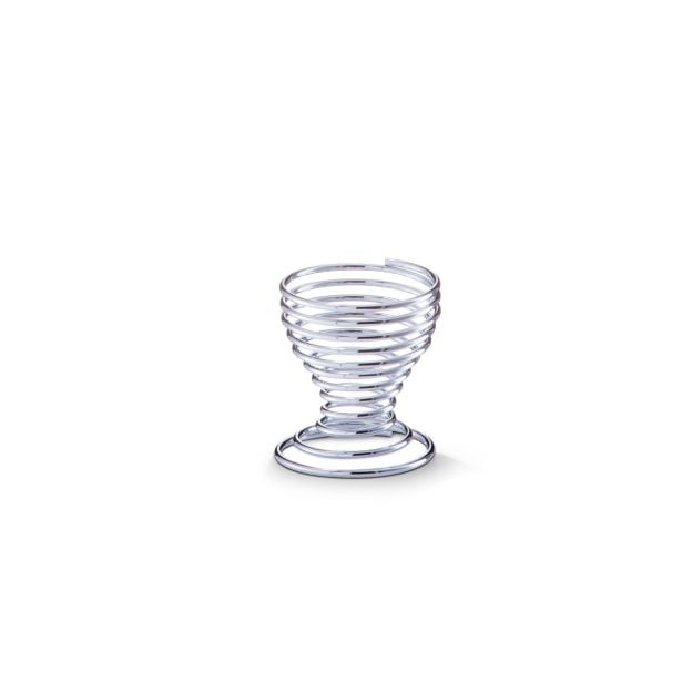 PODSTAVEK ZELLER PRESENT 5X5.5 CM KOVINA-KROMIRANA ZA KUHANA JAJCA SET 4/1