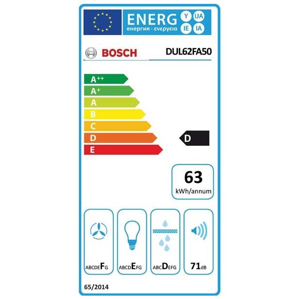 PODVGRADNA KUHINJSKA NAPA BOSCH DUL 62FA50