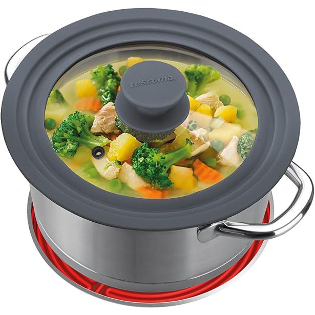 POKROVKA TESCOMA 16/18/20 CM UNIVERZALNA GREY 'UNICOVER' STEKLENA