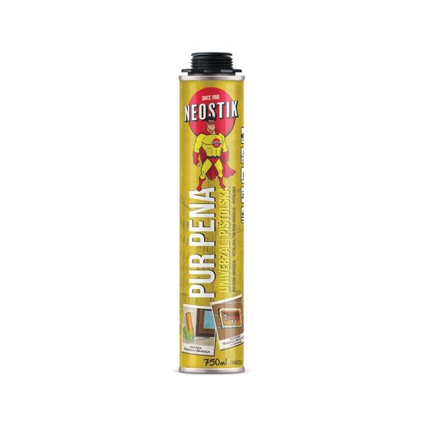 POLIURETANSKA PENA NEOSTIK UNIVERZAL PIŠTOLSKA 750 ML