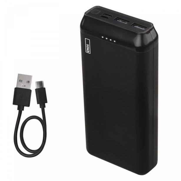 POLNILNI BATER.VLOŽEK EMOS POWERBANK ALPHA2 20000MAH USB-A / USB-C