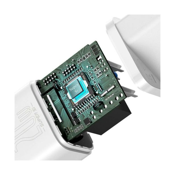 POLNILNIK ZA GSM BASEUS POLNILEC USB-C QUICK 20W BASEUS, LIGHTNING, BEL