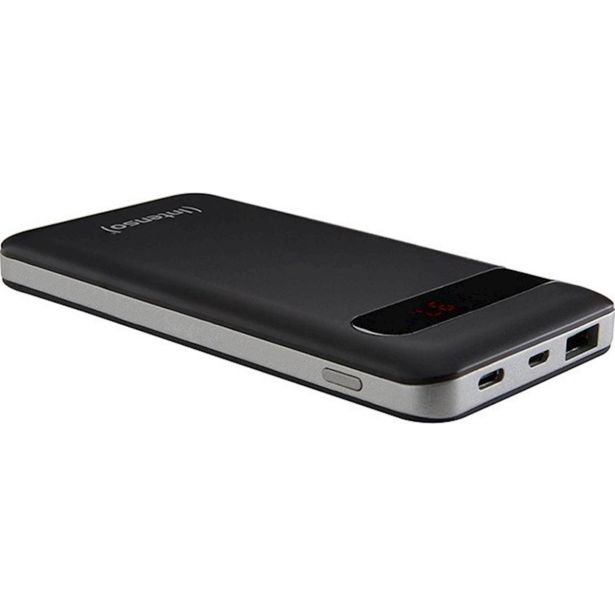 POLNILNIK ZA GSM INTENSO PD10000 ČRNA 10000 MAH USB A QUICKCHARGE, USB C