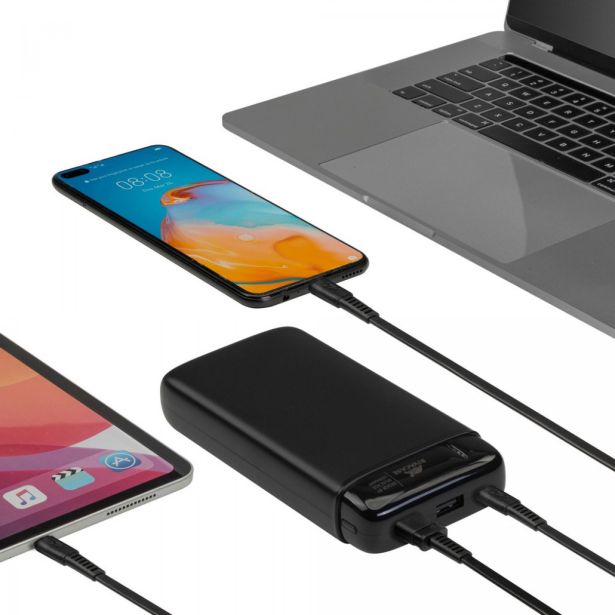 POLNILNIK ZA GSM RIVACASE PRENOSNA BATERIJA ČRNA