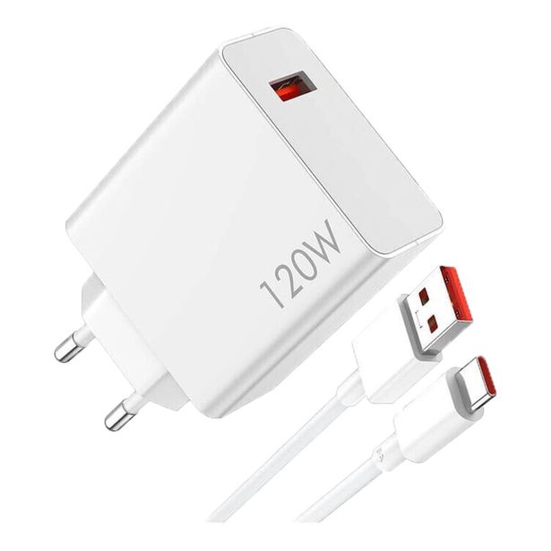 POLNILNIK ZA GSM XIAOMI 120W HYPERCHARGE COMBO